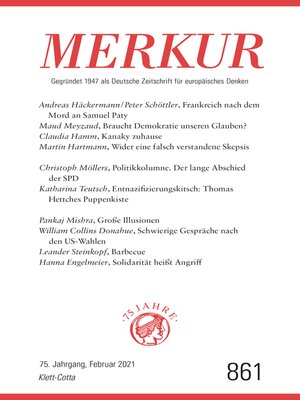 cover image of MERKUR 2/2021